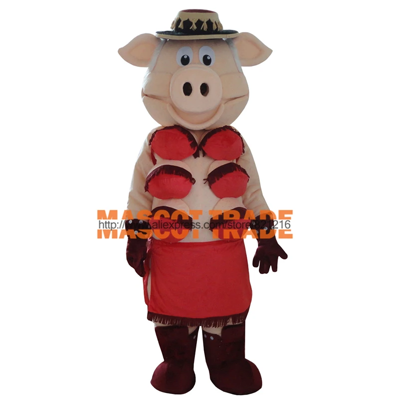 

Puppets Striptease Strip Pig Swinish Mascot Costume, Party Outfits Fancy Dress Free Shipping