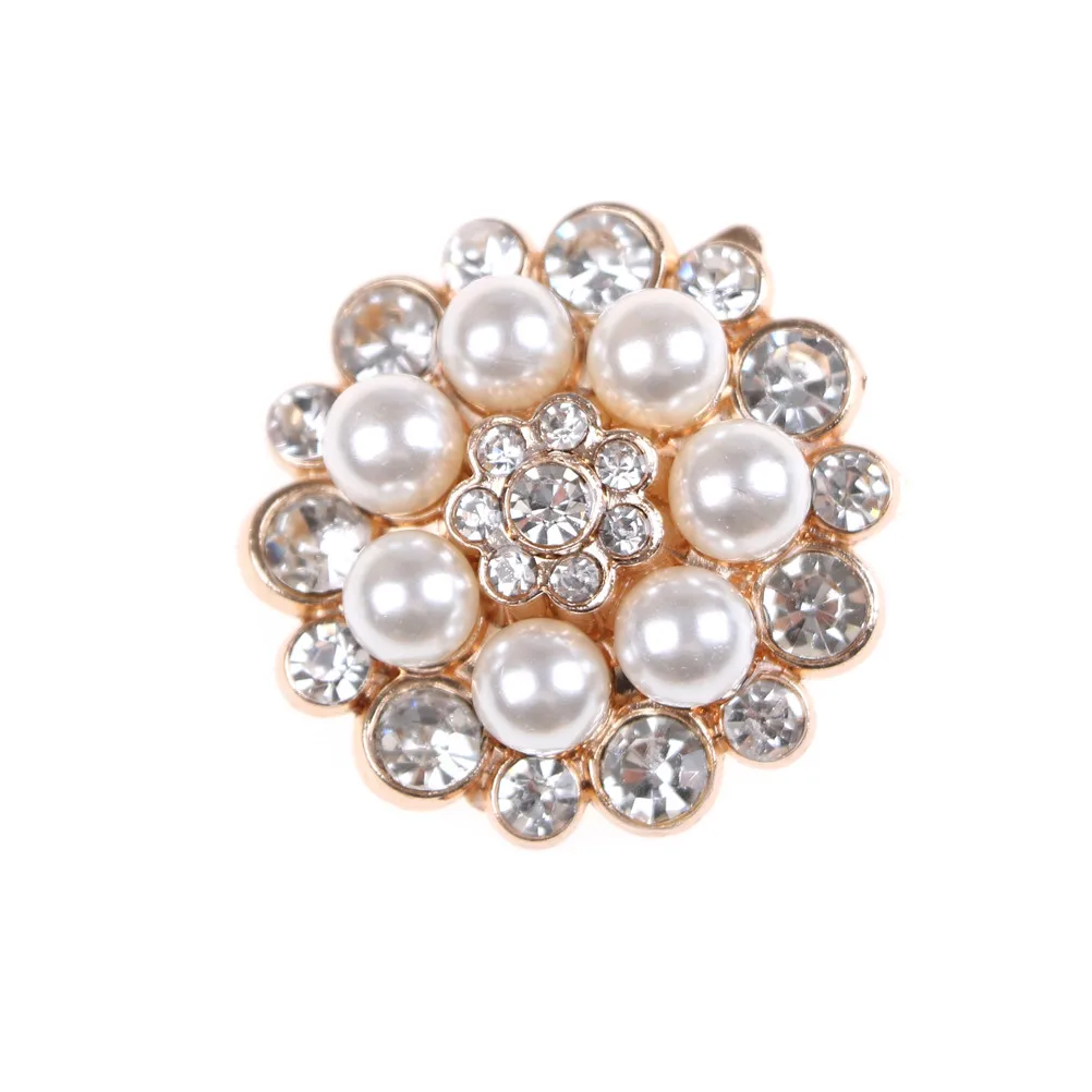 

1Pcs Metal Material Faux Pearl Bridal Prom Rhinestone Shoe Clip Buckle Crystal Rhinestones Shoe Clips Shoe Charms Accessories