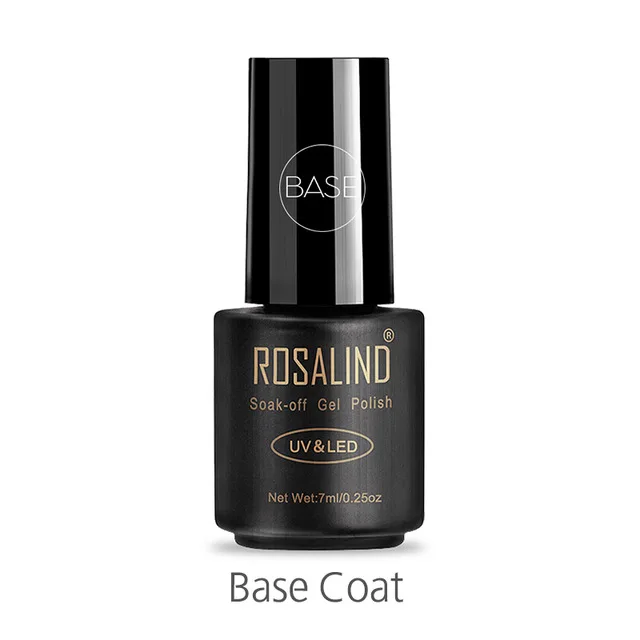 RABASE ROSALIND 7 мл УФ-гель лак для лаки для ногтей Набор для маникюра 7 мл алмазное Впитывающее покрытие для ногтей белое художественное полуперманентное базовое верхнее покрытие - Цвет: RABASE