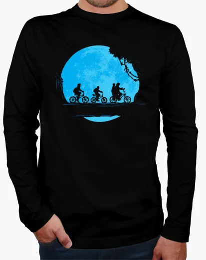 Зимой Ограниченный тройники рубашка homme humoristique Etranger moonride Короткое Письмо