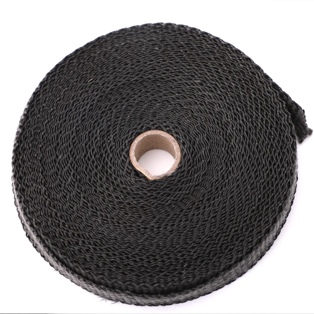Areyourshop Car 4/5&quot 50Ft New Fiberglass Exhaust Header Pipe Heat Wrap Tape + 10 Ties Kit Auto accessories | Автомобили и