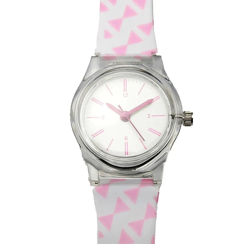 

WILLIS Women Fashion Watch Hot Sale Silicone Leather Hand Watches Ladies Girls Gift Lovely Pink Strap Waterproof Wristwatches