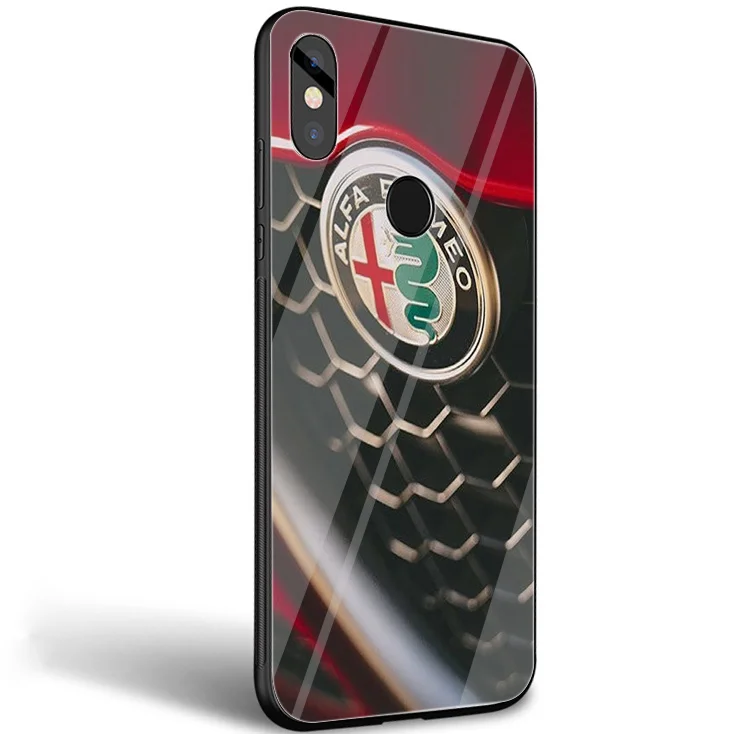 G12 Чехол с логотипом Desxz Alfa Romeo для Xiaomi 8 Lite A1 A2 9 Redmi Note 5 6 7 Pro 6A 4X Pocophone F1 - Цвет: G12