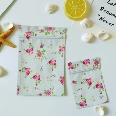 708 100 шт. Печать Топ подачи Фольга zip-lock Сумки Еда мешок, mylar Алюминий Фольга Сумки, Чай Чехлы, еда сторге Сумки - Цвет: 708
