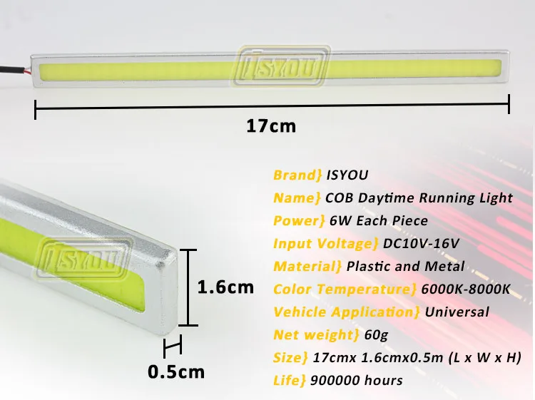 2 шт./лот 100% Водонепроницаемый вел DRL дневные Бег свет бар Парковка лампы для