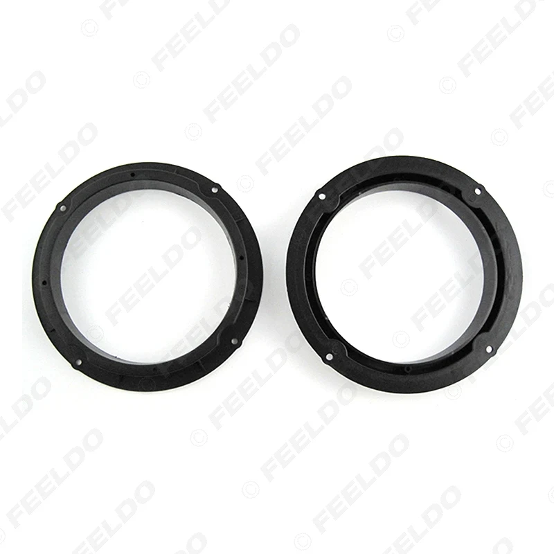 FEELDO 1Pair Car Front Door Speacker Mats For KIA Sportage Hollow Speaker Protection Pad Audio Horn Fitting Ring Set #MX6045 | Автомобили
