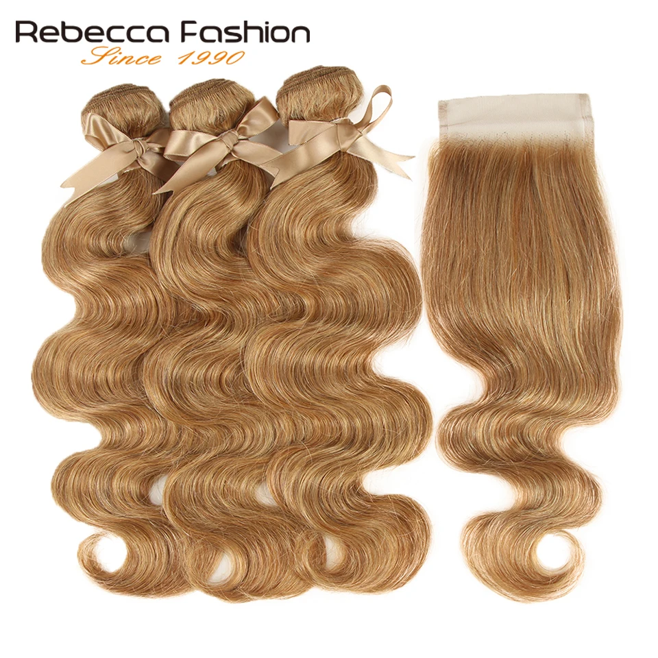 Бразильские волнистые волосы Ребекка 3 пряди застежкой свободная часть разные
