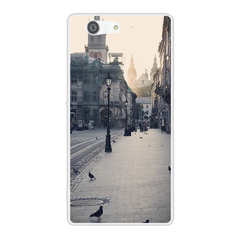 Для Sony Xperia Z3 Compact Mini D5803 D5833 мягкие ТПУ чехлы прозрачный силиконовый Темный чехол