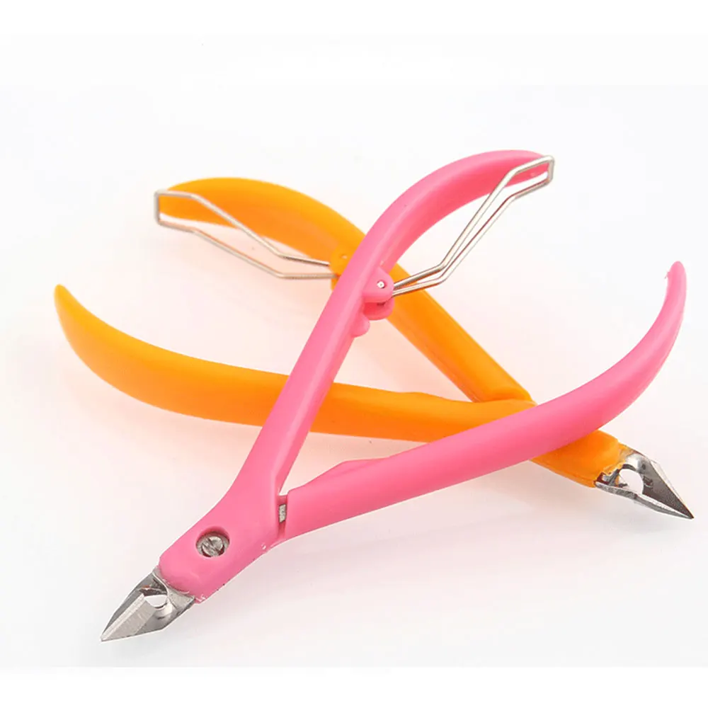 Nail Art Cuticle Leuconychia Stainless Steel Pedicure Tool Cutting Groove Easy Use Nippers Remover Thick Nails | Красота и здоровье