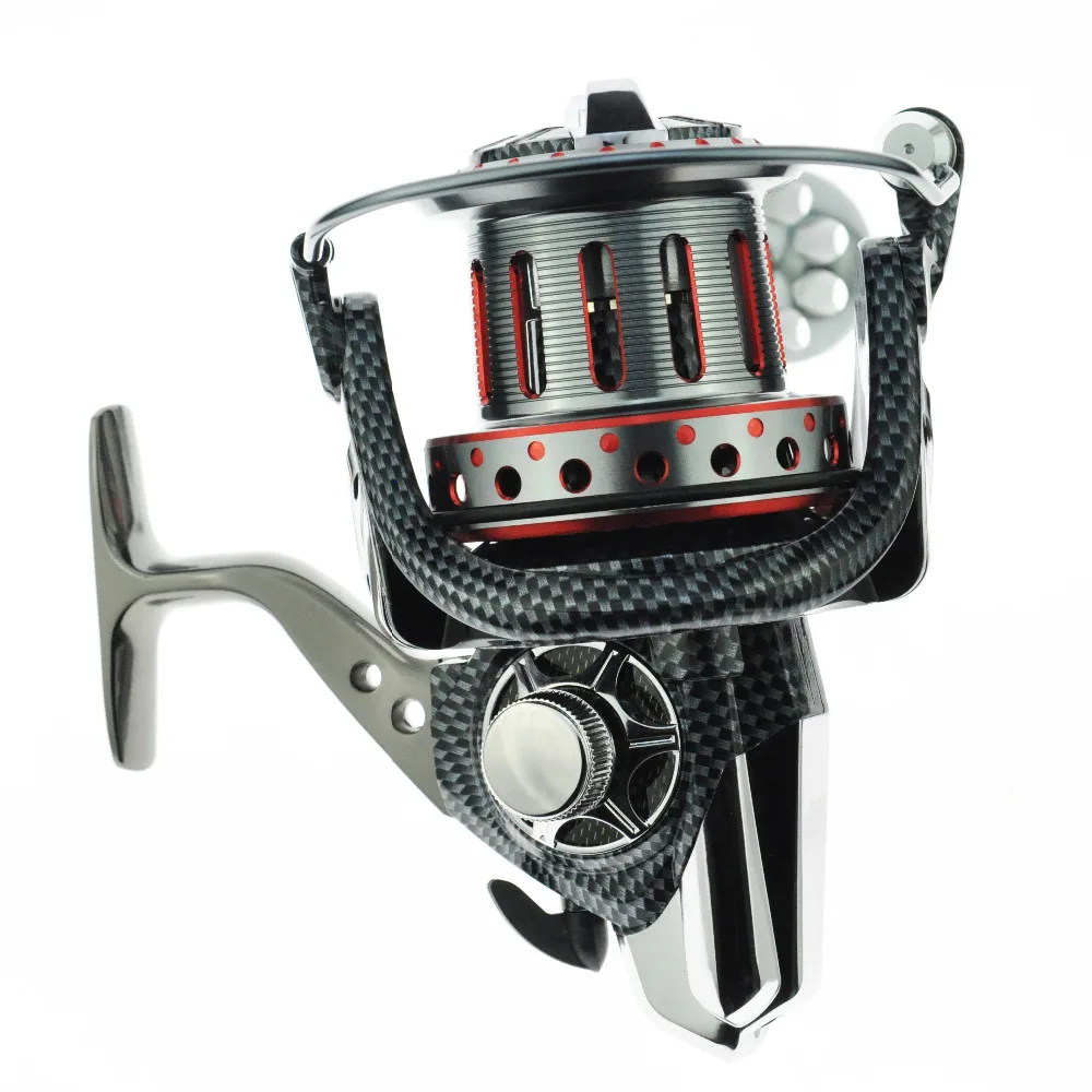 

JEKOSEN 10000/12000 Metal Spool Spinning Fishing Reels Saltwater Boat Rock Fishing Reel 10BB+1RB Bearing 4.7:1Gear Ratio