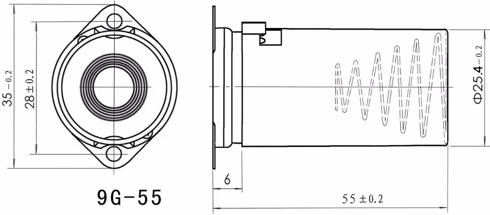 2 шт. B9A 9Pin 55 мм экран из алюминия крышка ламповый аудио hi-fi "сделай сам" для 12AX7 12AT7 12AU7 ECC81 ECC82 ECC83