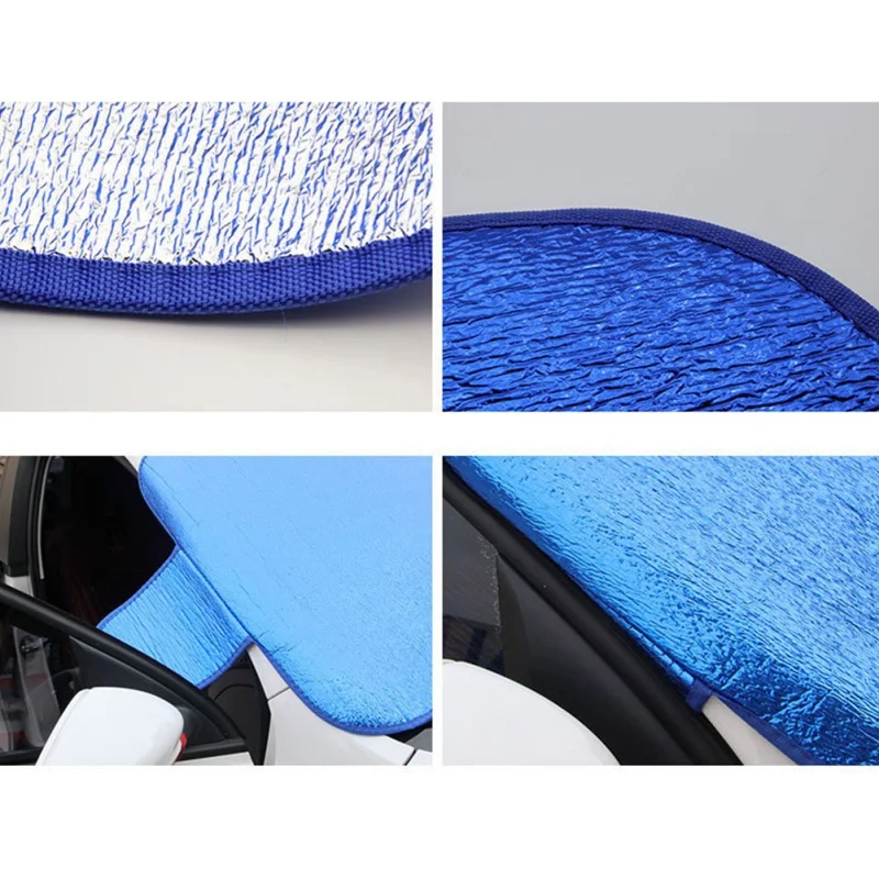 

Hot Car Snow Ice Protector Visor Sun Shade Fornt Rear Windshield Cover Block Shields Drop Shipping