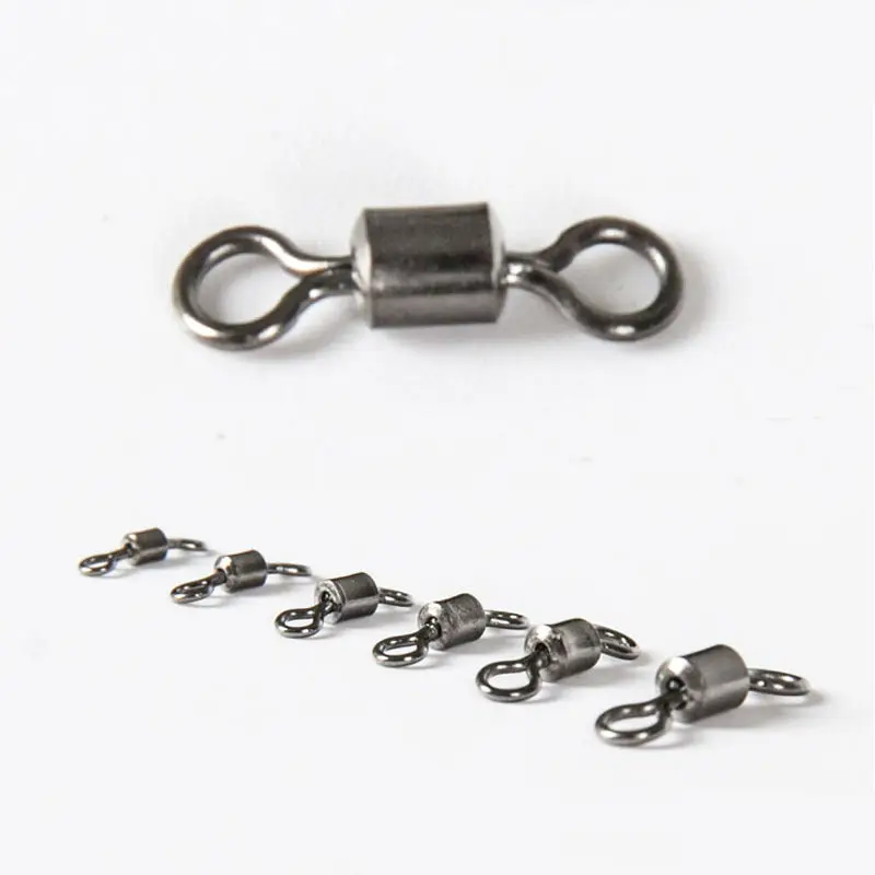 100 шт./лот Меди Рыбалка Поворачивается Роллинг Поворотный Разъем Подшипник