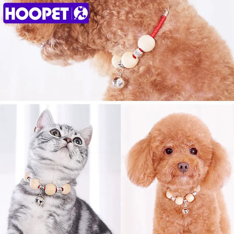 HOOPET ошейник с колокольчиками для кошек и собак камфорным деревом