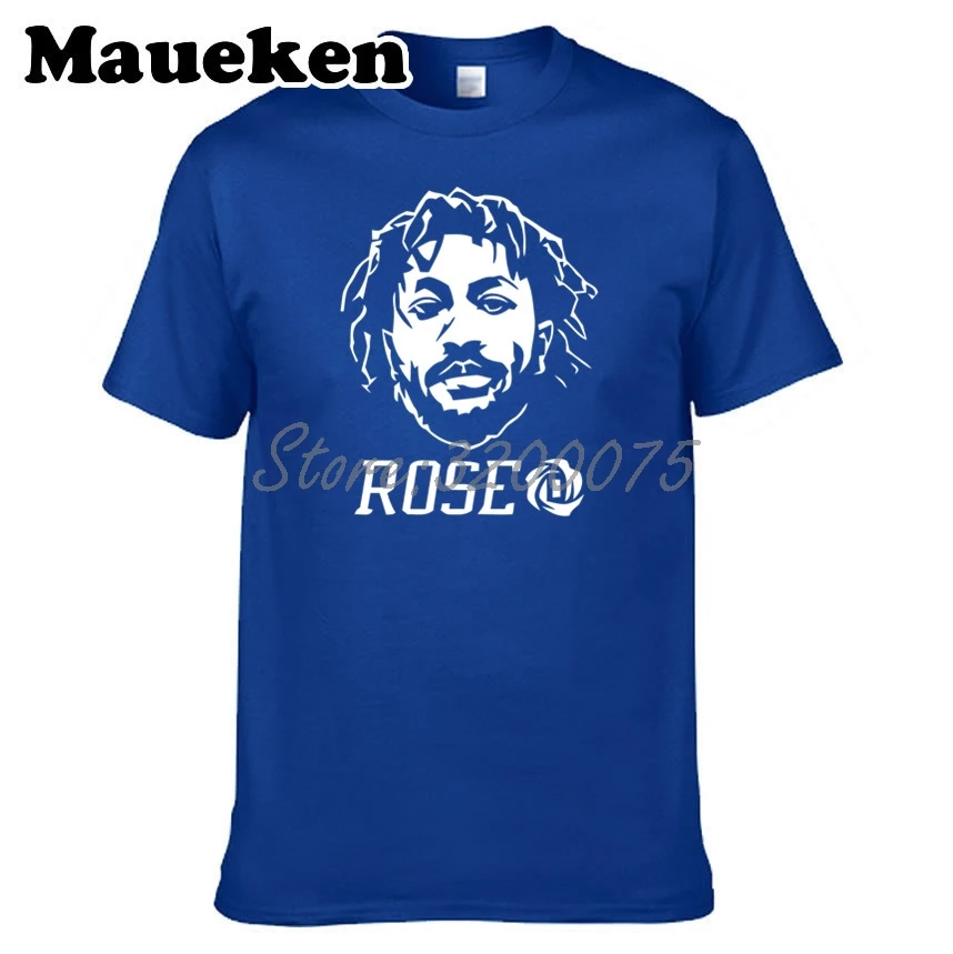 Мужская футболка The Roses Bloom 1 Derrick Rose Minnesota Chicago MVP одежда мужская с круглым вырезом