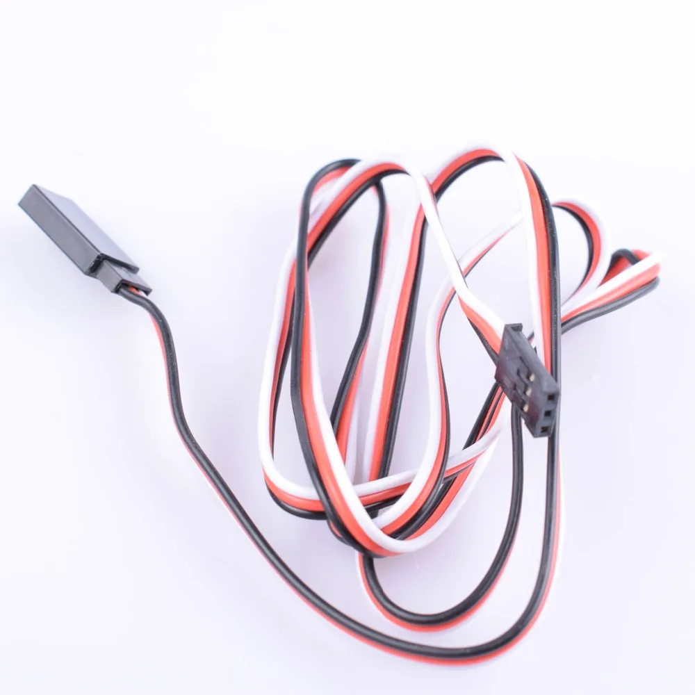 2 шт. 22AWG 100 мм/150 мм/200 мм/300 мм/500 мм/700 мм/1000 мм штекер Futaba servo свинцовый Удлинительный кабель жила для RC servo charger motor
