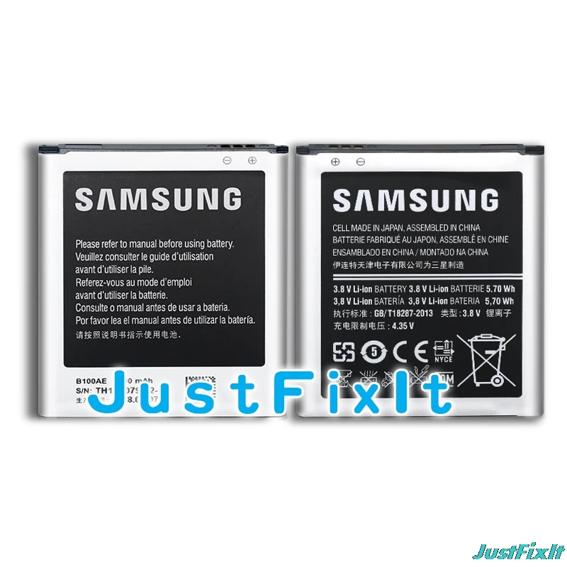 Оригинальный аккумулятор для samsung Galaxy Ace 3 S7270 S7272 S7260 S7262 G318 S7273 B100AE 1500 мАч