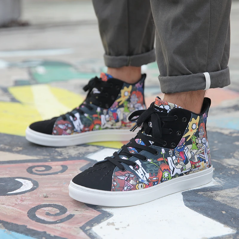 

IDX Painless comortable original fashion graffiti shoes woman