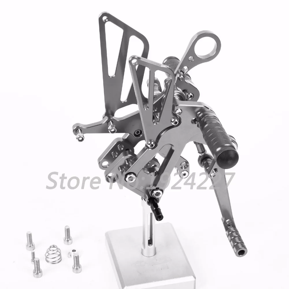 CNC Алюминиевые Подножки Rearsets задние наборы тормозных сдвигов Мотоцикл