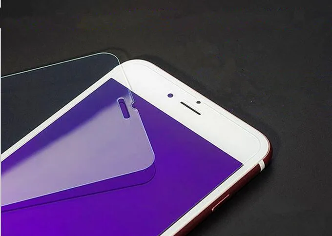 3D полноэкранная защита закаленное стекло для iPhone 7 6 6s plus от синего света с мягкими
