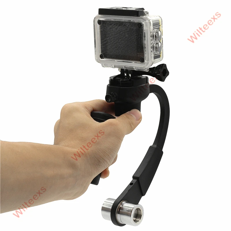 Черный Мини Ручной Стабилизатор устойчивый стедикам форма банта для камеры xiaomi yi