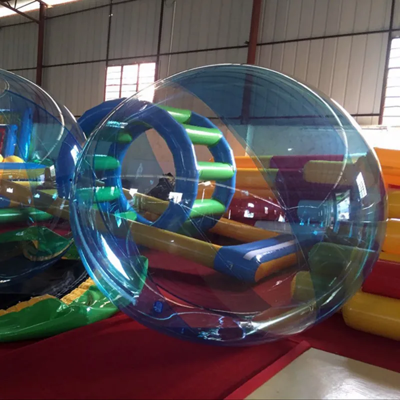 Надувные игрушки воды Голубой цвет человека раздувной Гуляя ходить по воде