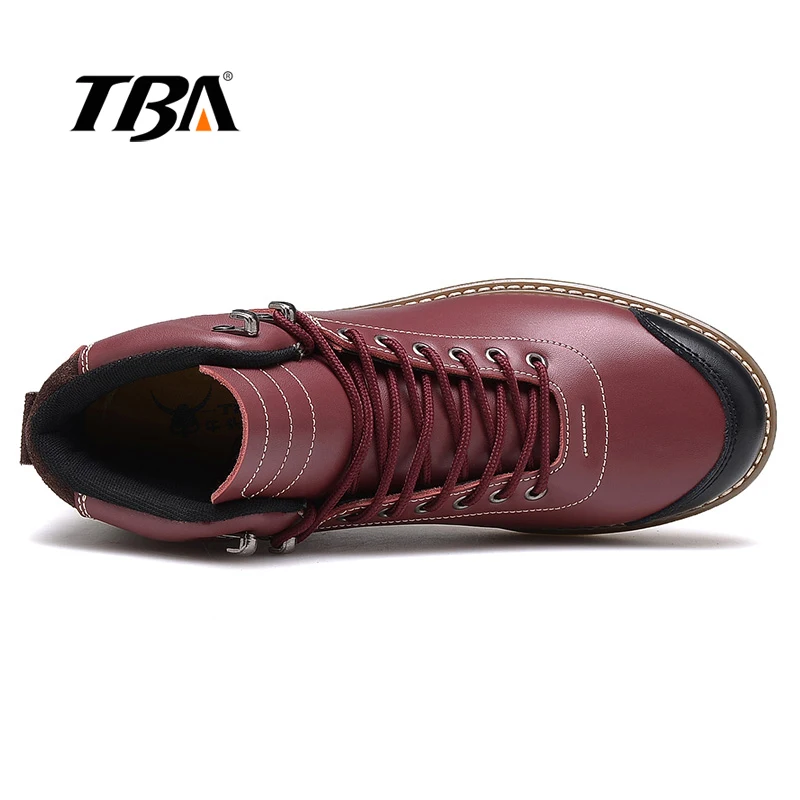 TBA Новый Походные Ботинки Мужчины Осенью И Зимой Прогулки Водонепроницаемый Кожа