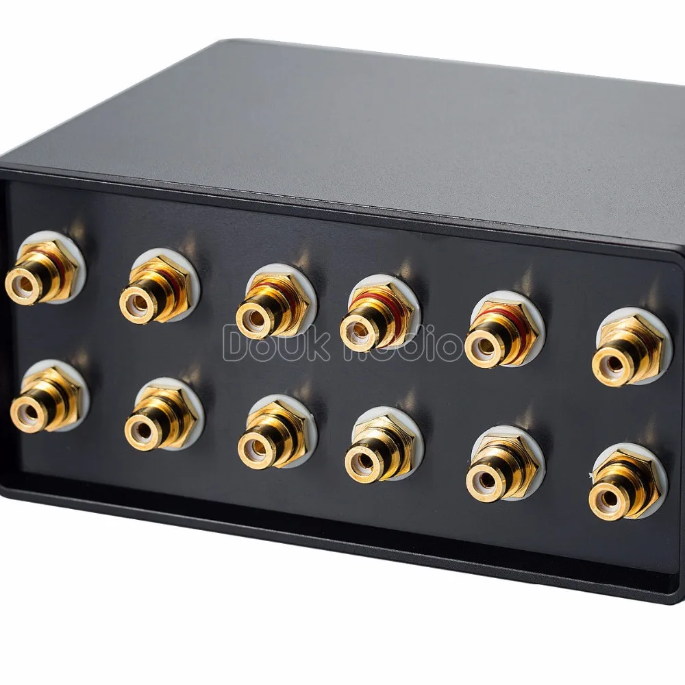 Nobsound мини Hi-Fi стерео 4-IN-2-OUT RCA аудио сигнал сплиттер/Переключатель Селектор Пассивный предусилитель
