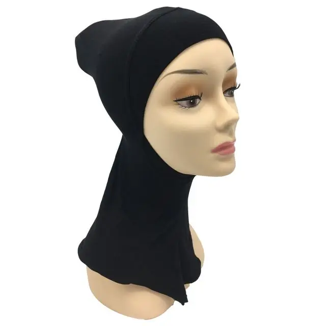 black Модный плиссированный Макси-шарф хиджаб с морщинами, элегантная шаль, Простой макси мусульманский хиджаб, женские морщинистые шарфы, шали, мягкий глушитель, 1 шт - Цвет: black