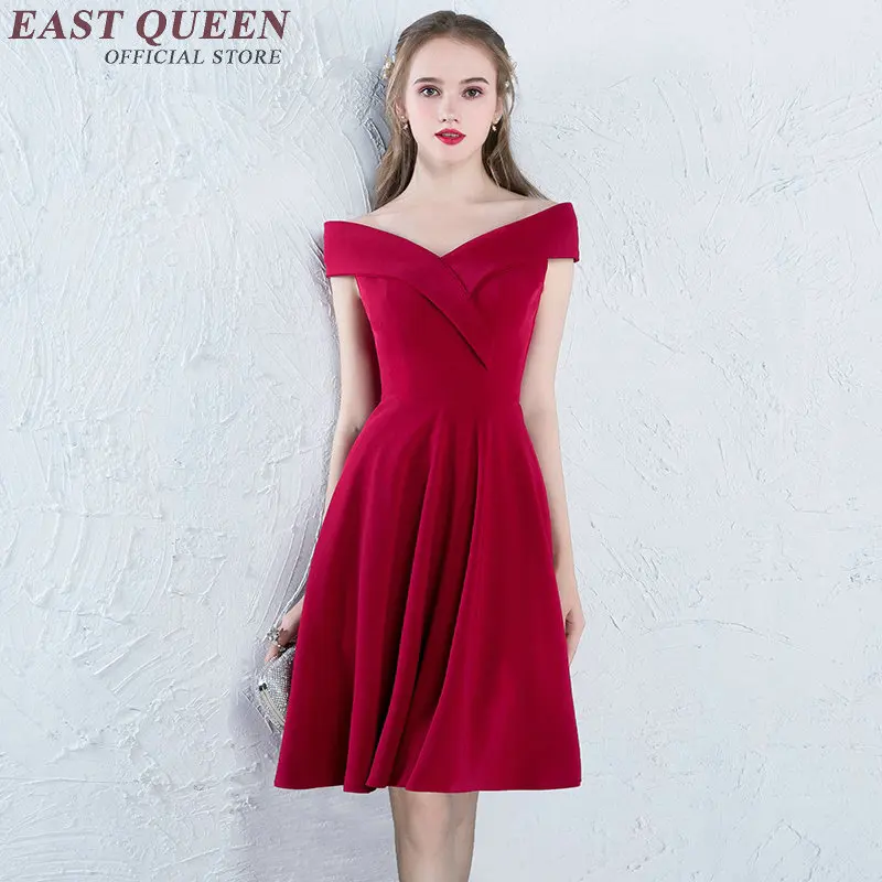Короткое вечернее платье Новое поступление 2018 элегантное короткое с открытыми