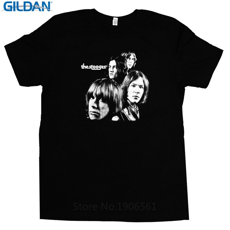 Мужская футболка с круглым вырезом Iggy Pop And The Stooges дизайнерские футболки коротким