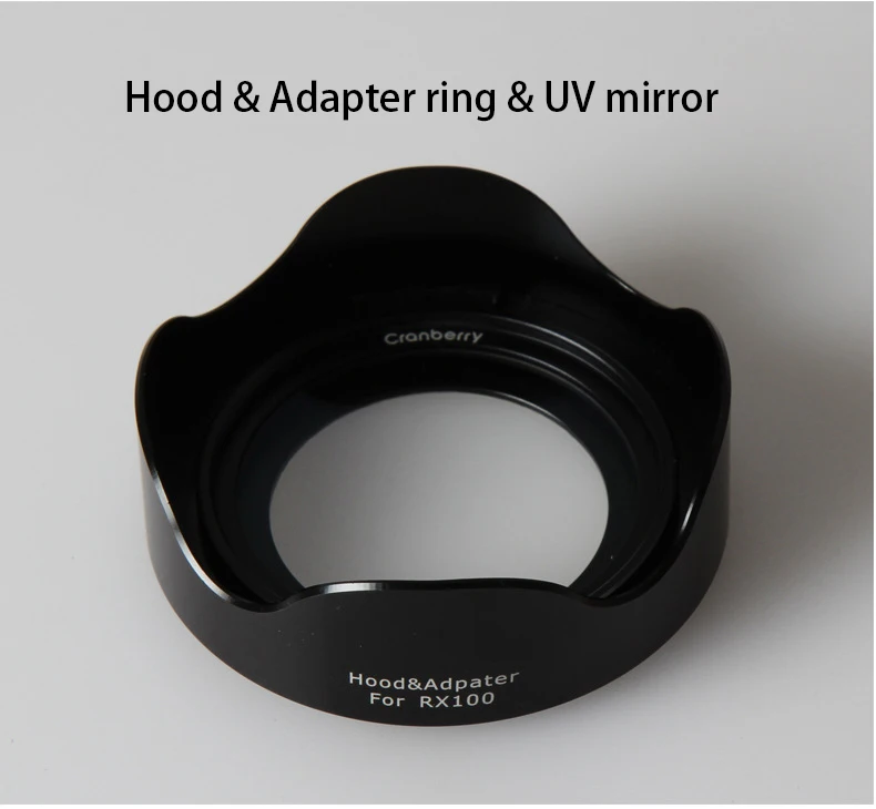 Кольцо-адаптер для фильтра капюшон для sony черная карта RX100 M1 M2 M3 M4 M5 камера