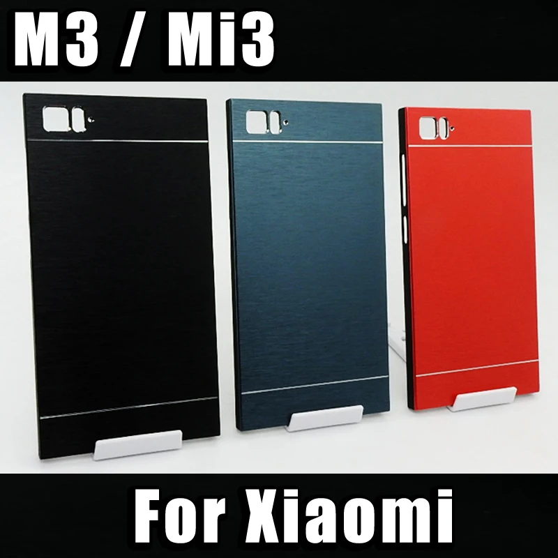 Для XIAOMI Mi3 кисти алюминия пластика задняя оптово caes роскошные щеткой