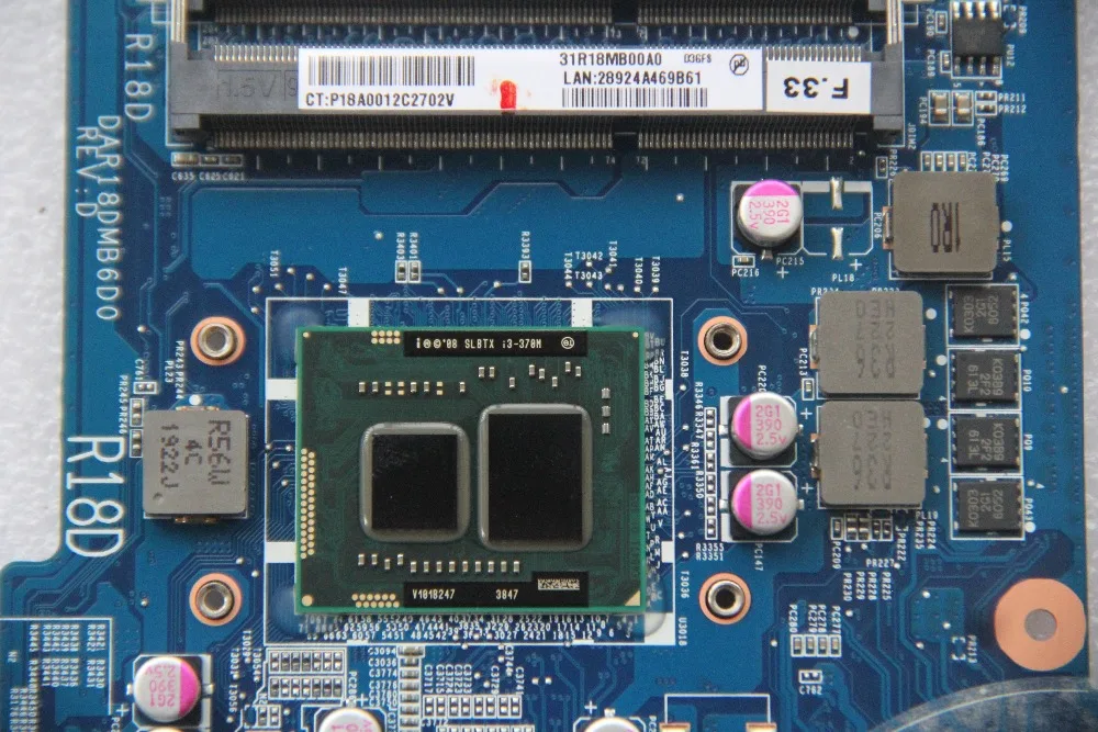 654118-001 для ноутбука HP Pavilion G4 G6 G7 R18D материнская плата DAR18DMB6D0 со стандартным ЦП HM55 DDR3