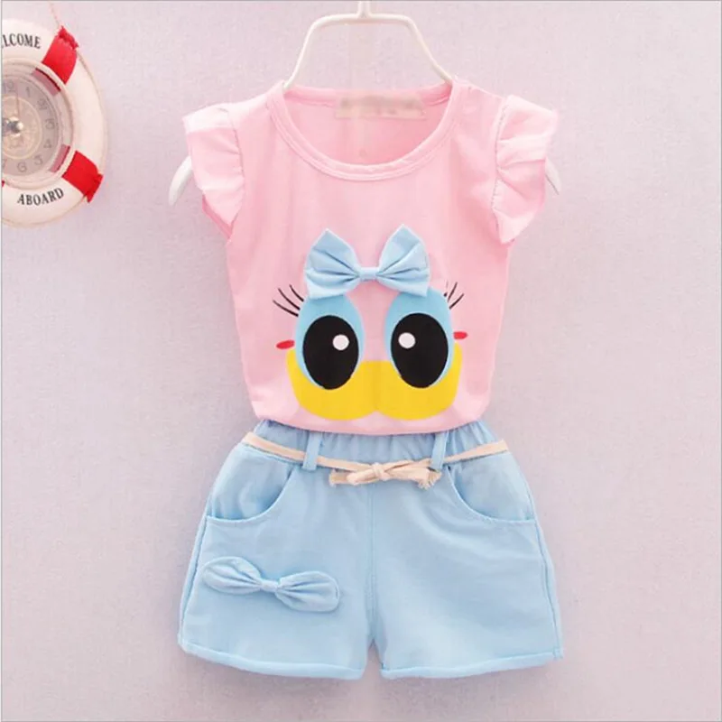 

Summer Children's Waistcoat 0-3 Year Old Girl's Children's Two-piece Korean Version Children's Suit