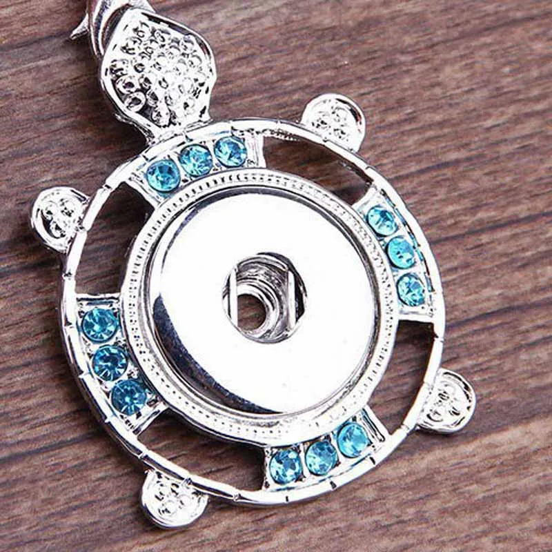 Лидер продаж 164 черепаха подходит 18 мм кулон с кнопкой ожерелье для женщин