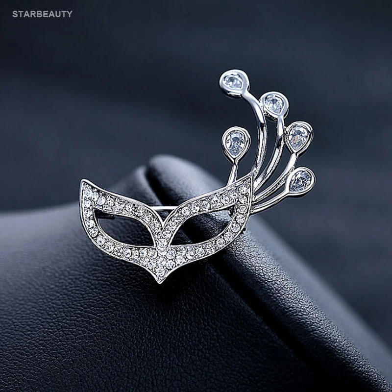 Маскарадная брошь с маской лисы милые корейские женские и мужские броши