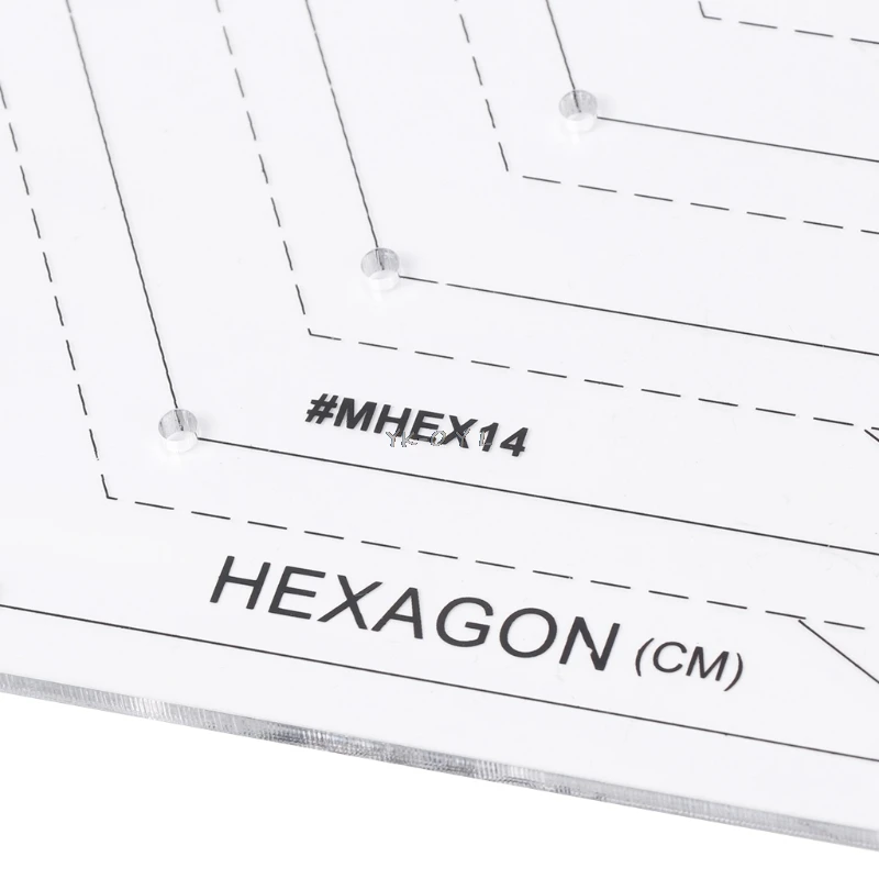 Шестигранная линейка для квилтинга пластиковый шаблон полезные инструменты