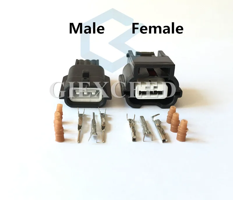 2 комплекта 3 Pin 7283 8852 30 7282 водонепроницаемый мужской женский Электрический провод