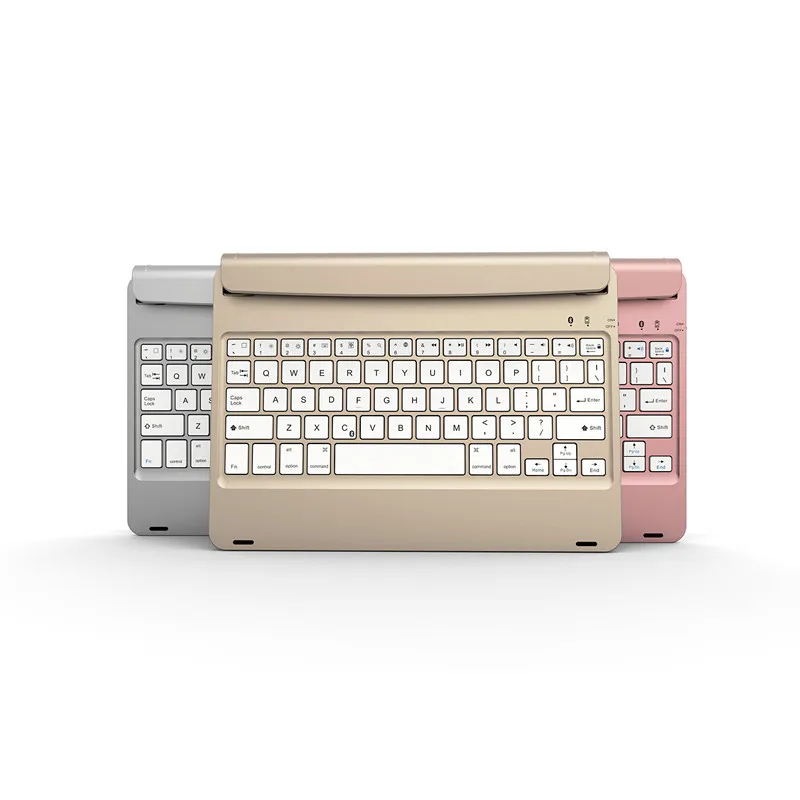 Горячая Распродажа магнитная металлическая Bluetooth клавиатура со шлицевыми