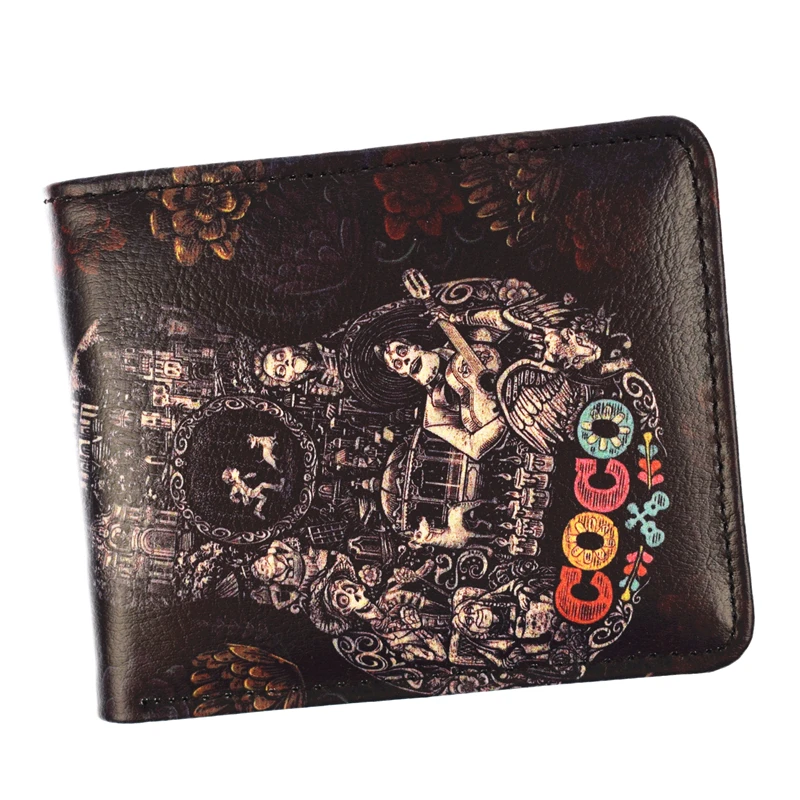 Free Shipping Cute Design Short Wallet Image Guitar Purse | Багаж и сумки
