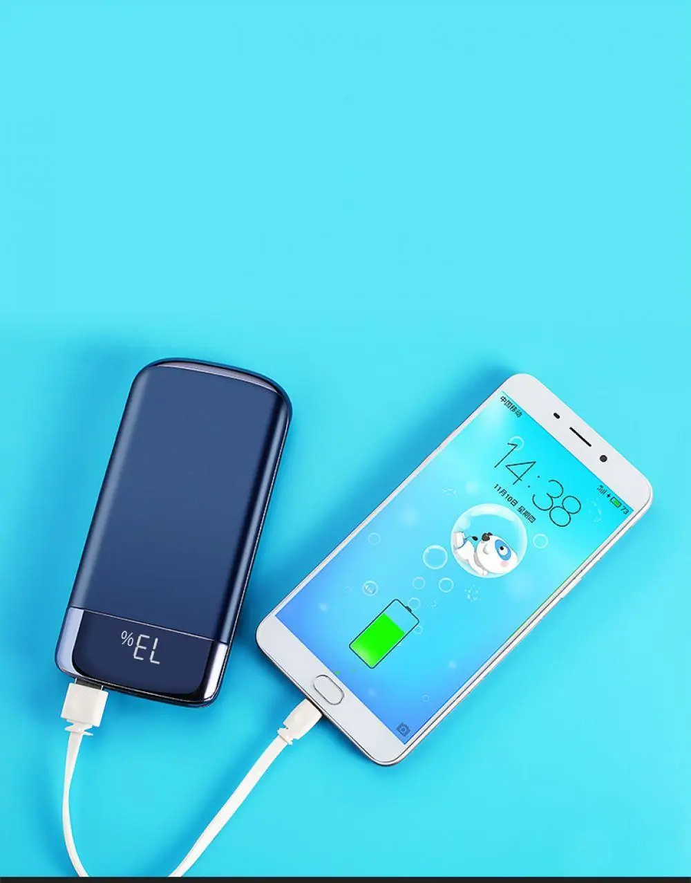 20000 mAh большой Ёмкость новые модные Мощность банк Выход Портативный Зарядное