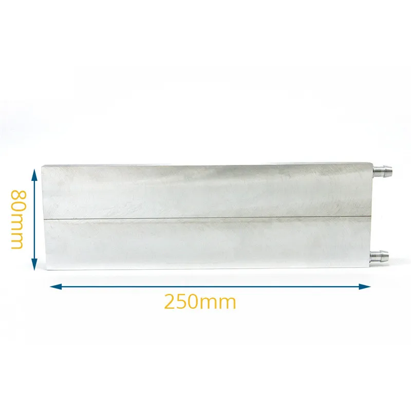 80X250mm Алюминиевый блок водяного охлаждения система теплоотвода радиатор процессора 40X40 80 120 160 200 240 мм 80X160 250 мм для ПК ноутбука - Цвет лезвия: 80X250mm