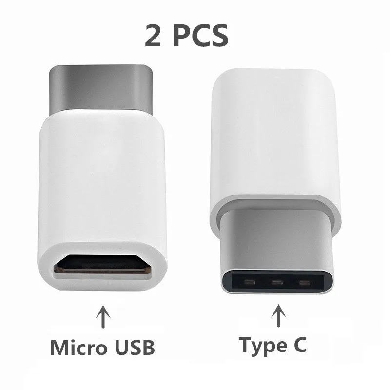 2 шт. кабель Type-C адаптер для Micro USB SAMSUNG Galaxy C7/C7 Pro Quick Charge Data Sync коннектор конвертер |