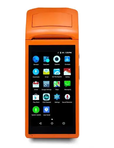 JP V1 Android 3g pos система 5 дюймов дисплей Мобильный Портативный Смарт терминал с