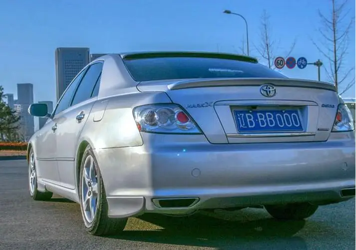 Jioyng краски ABS заднего крыла багажник спойлер для Toyota Reiz Markx Mark X 2006 2007 2008 2009 EMS |