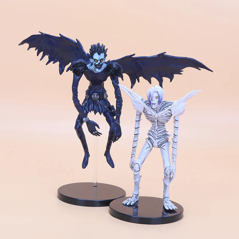2 шт./компл. 18 см аниме тетрадь смерти Рисунок Игрушки Deathnote Ryuuku Ryuk Rem модель кукла