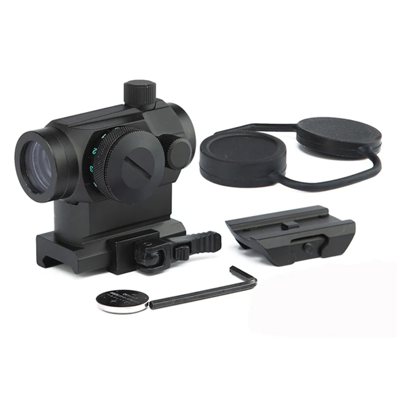 

Askco Mini Micro 1X24 Reflex Red & Green Dot Scope Sight With QD Quick Riser Mount Quick Detach Red Dot Sight For Hunting