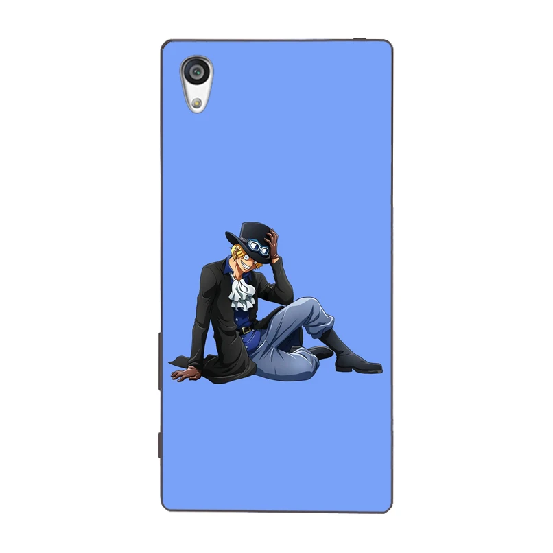 Японского аниме коллаж one piece Луффи Лафит ТПУ чехол мягкий для Sony Xperia E3 E5 M2 4 5 T3 X XA1 XZ