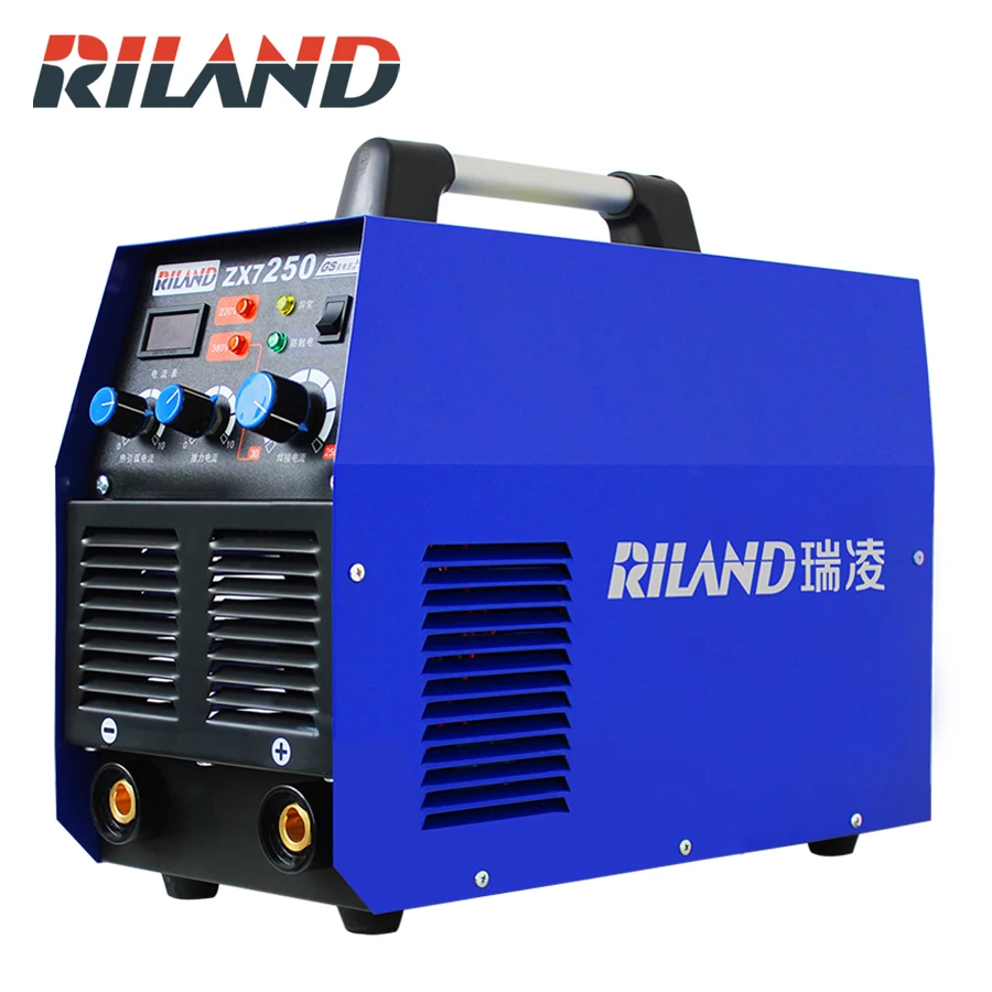RILAND IGBT ZX7 250GS 220 В 380 ARC MMA DC инверторный Сварочный аппарат сварочное оборудование